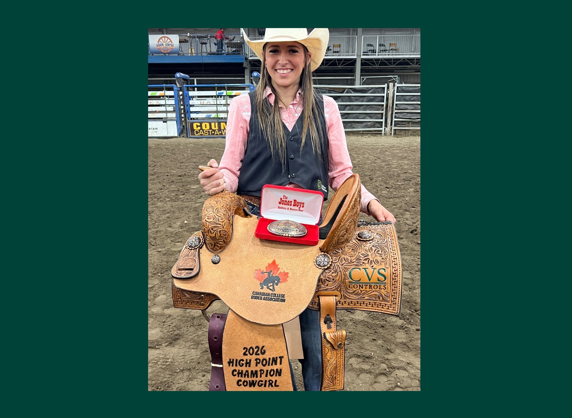 Red Deer Polytechnic Queen named 2026 CCFR High Point Cowgirl